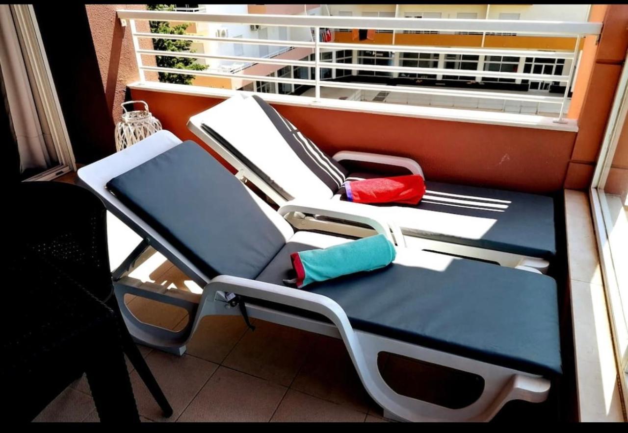 Beachfront Seaview Litoralmar Apt, Fast Wifi, Airco, Pool, Private Parking Portimão Kültér fotó